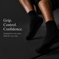 Unisex Black Grip Socks